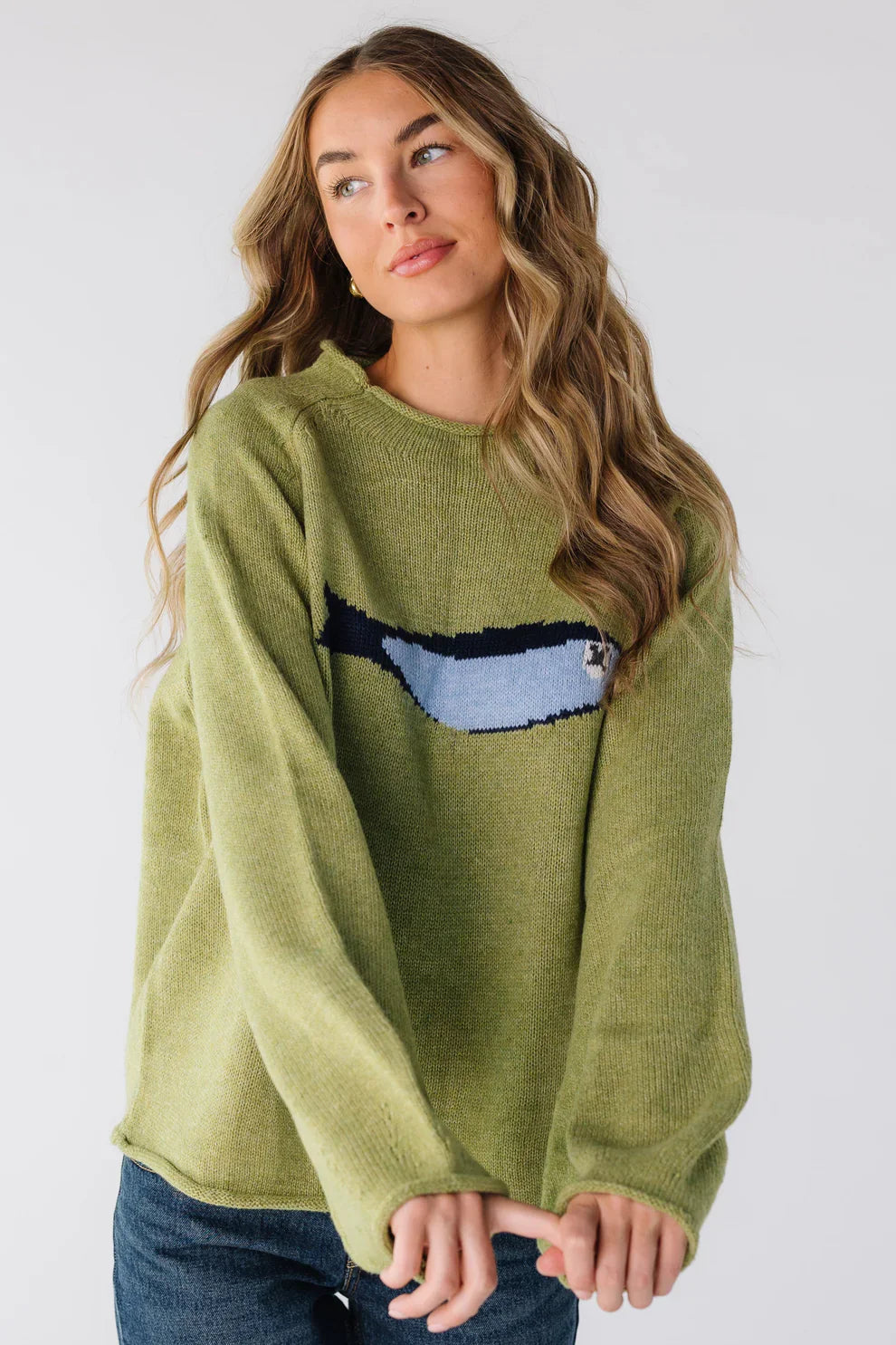 CoastalCalm™ Whale Knit Sweater