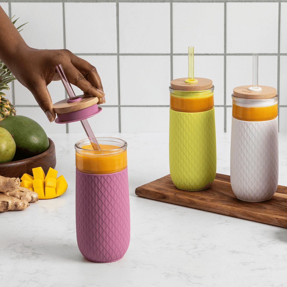 PureSip Glass Tumbler