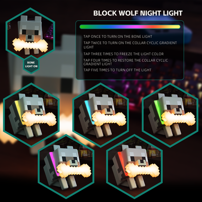 PixelPaw™ - LED Wolf Night Light