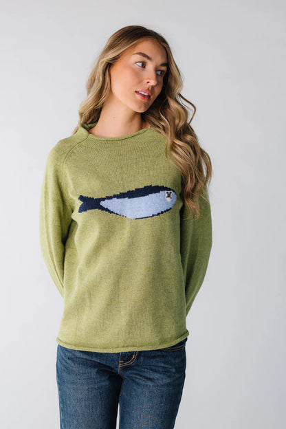 CoastalCalm™ Whale Knit Sweater