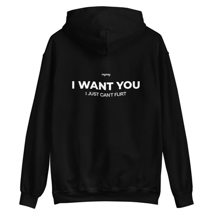 I Just Cant Flirt Hoodie