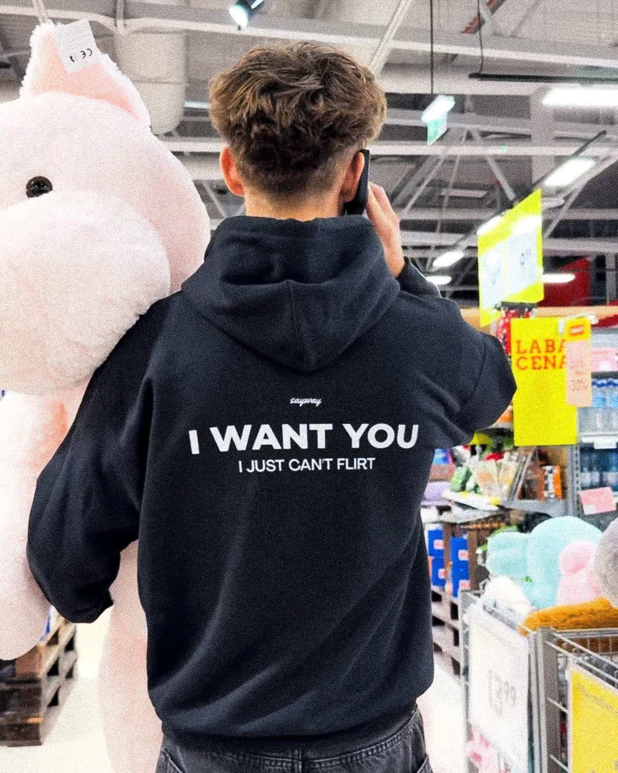 I Just Cant Flirt Hoodie