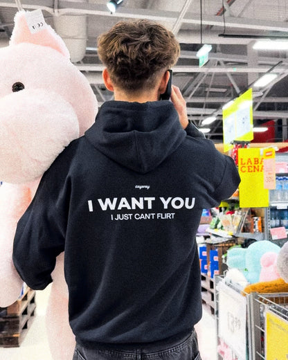 I Just Cant Flirt Hoodie