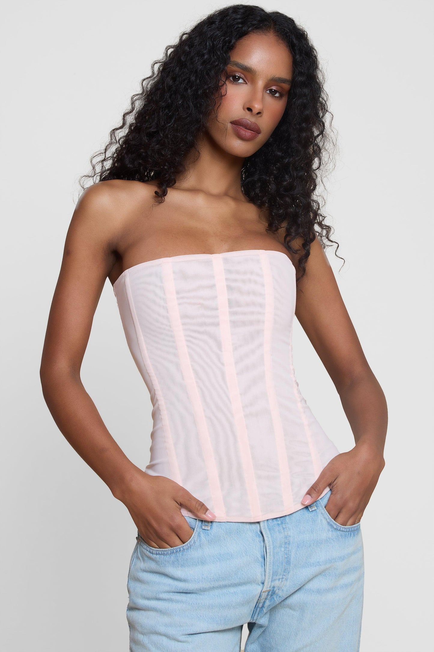 Muse Mesh Corset Top
