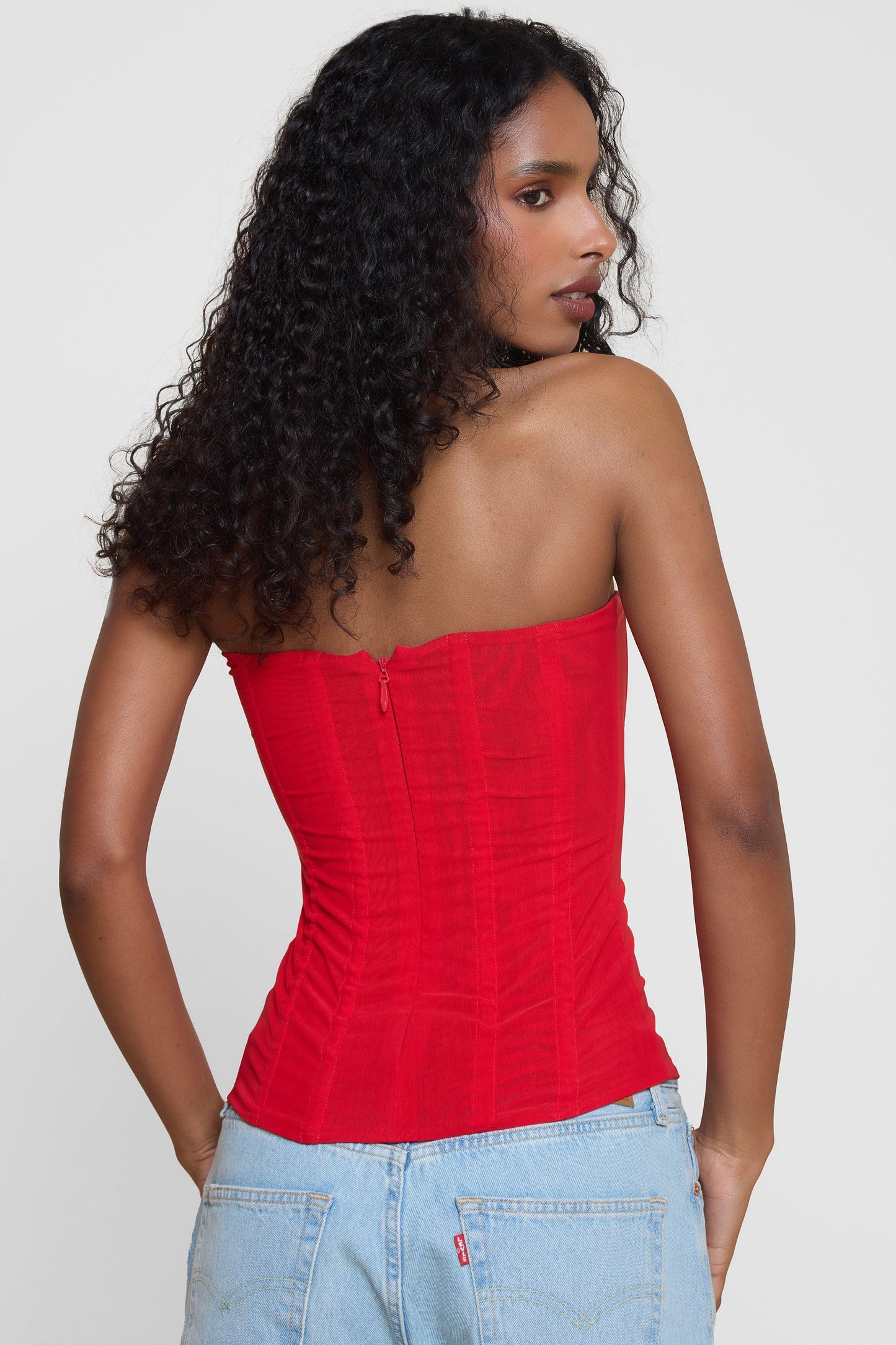 Muse Mesh Corset Top