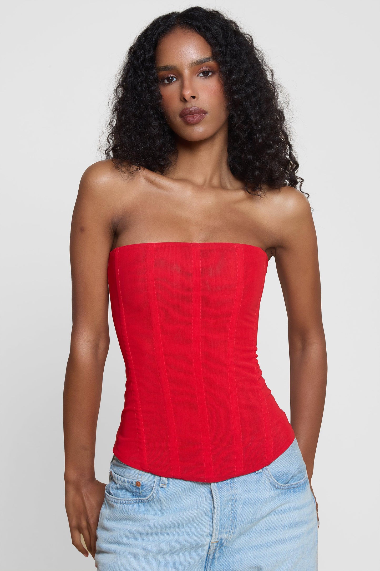 Muse Mesh Corset Top