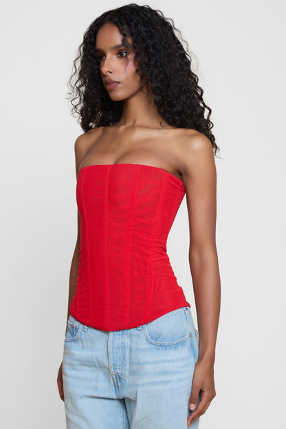 Muse Mesh Corset Top