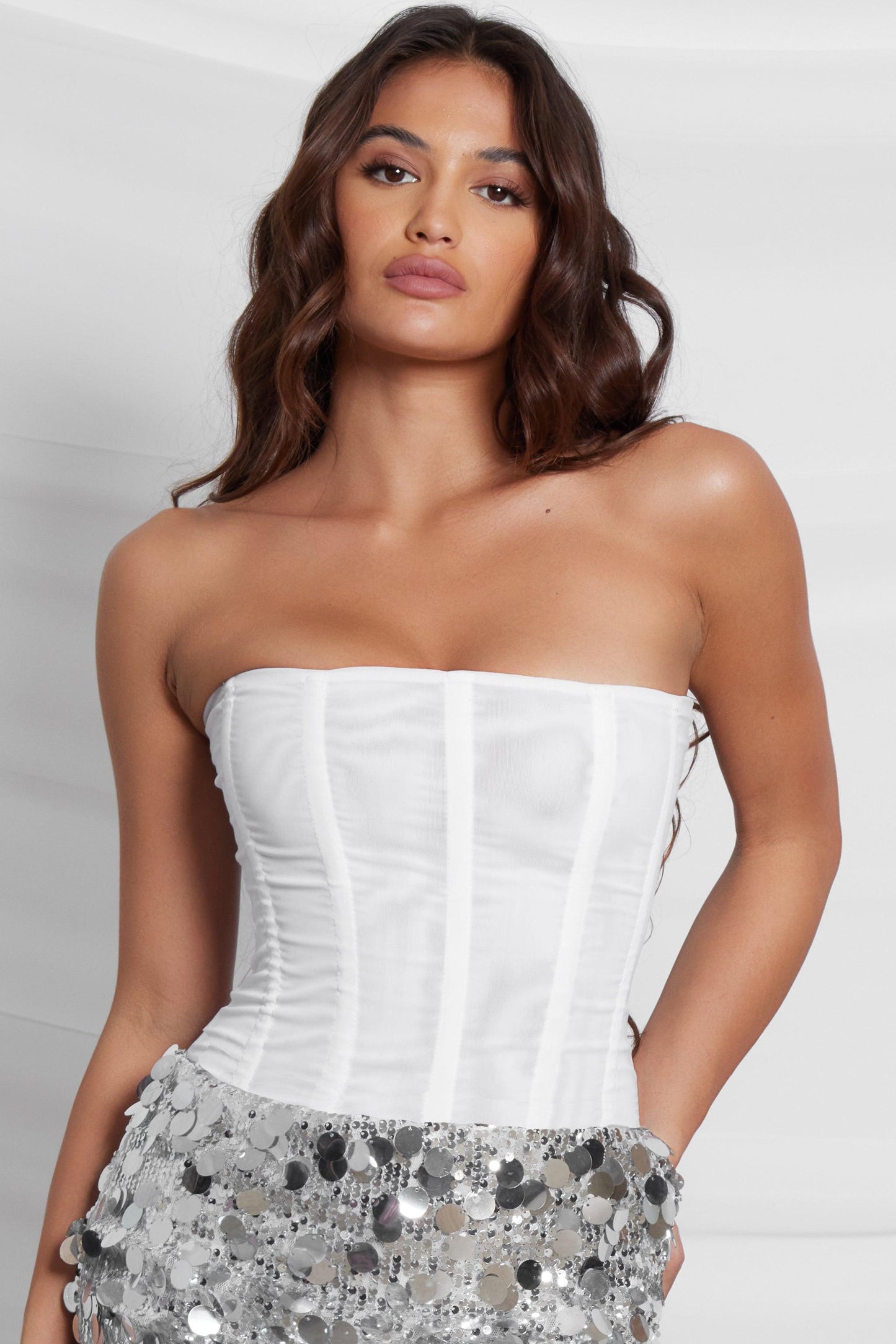 Muse Mesh Corset Top