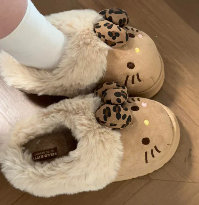 KittyFluff™ Plush Slippers
