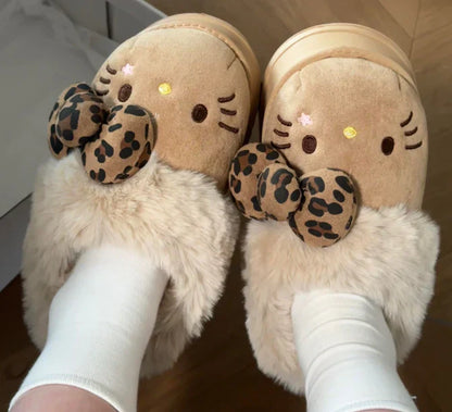 KittyFluff™ Plush Slippers