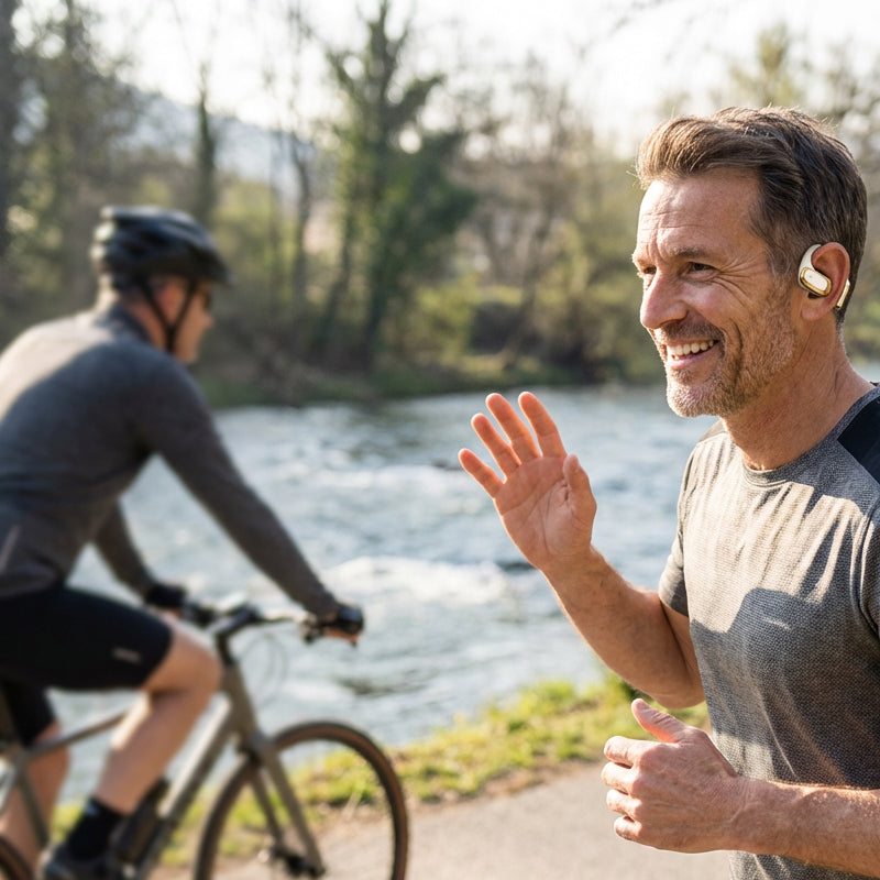 Bone Conducting Earphones (72 Hour Battery Life)
